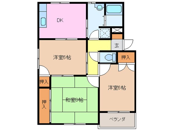 久居駅 徒歩23分 2階の物件間取画像